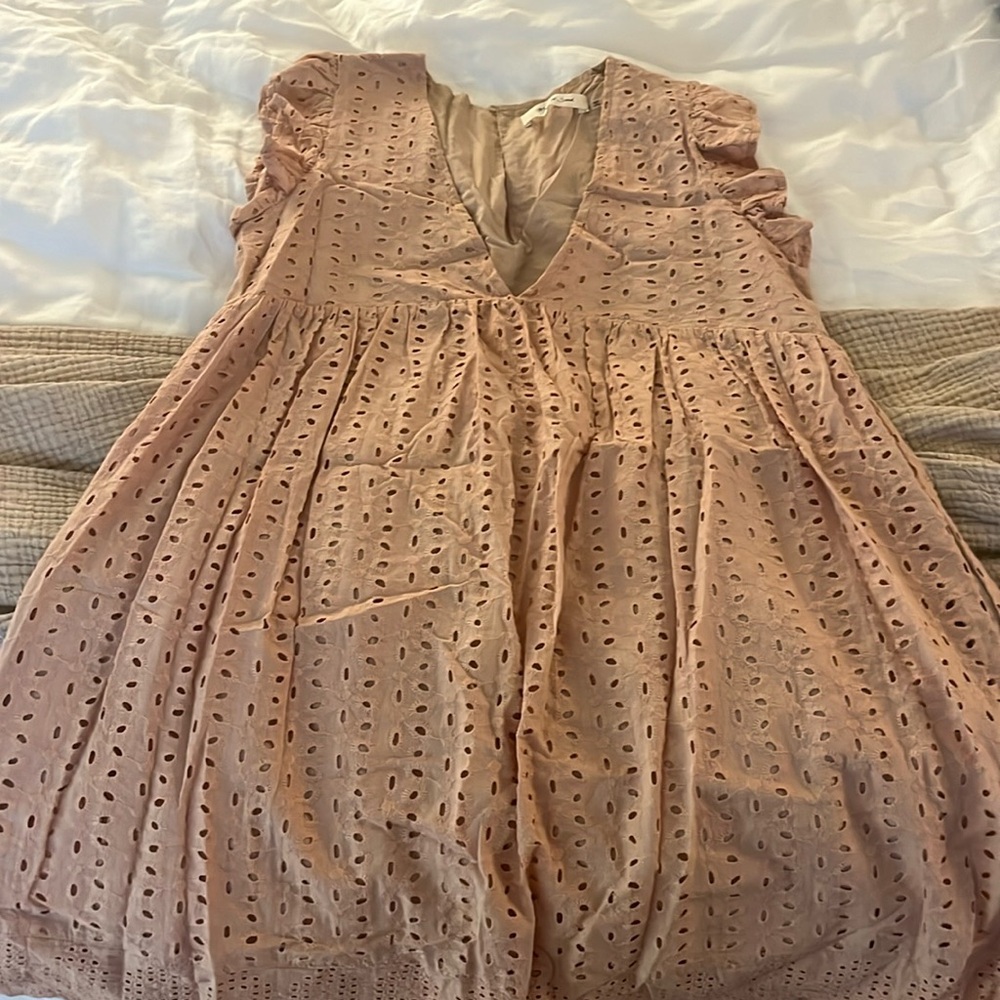 Pastel Pink Mini Dress